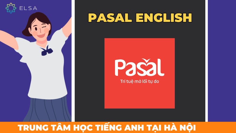 Logo và nhận diện thương hiệu trung tâm tiếng Anh Pasal uy tín tại Hà Nội