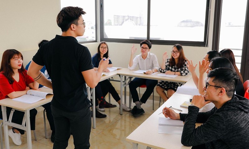 Không gian lớp học tại trung tâm luyện thi The IELTS Workshop với đội ngũ giảng viên chuyên môn cao
