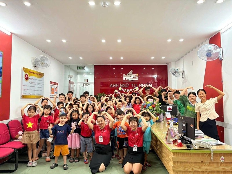 Không gian cơ sở vật chất và lớp học tại Trung tâm Anh ngữ Tự Nhiên NES