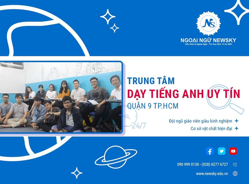 Lớp học thực tế tại trung tâm Ngoại ngữ Newsky - địa chỉ dạy tiếng Anh uy tín tại TP.HCM