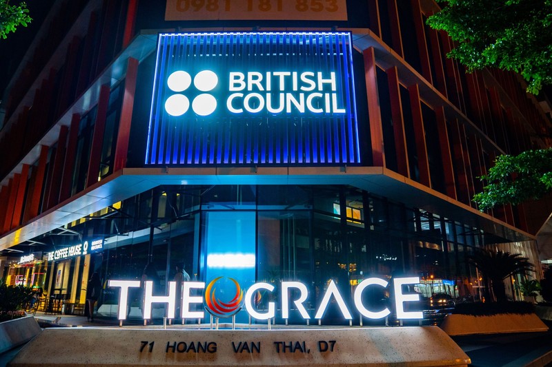 Trụ sở British Council tại tòa nhà The Grace, trung tâm tiếng Anh uy tín hàng đầu tại TP.HCM